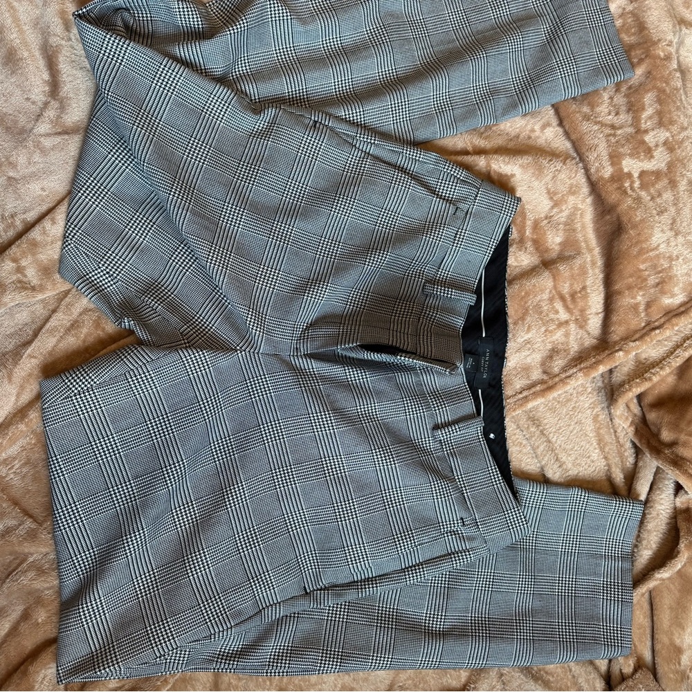 Gray Plaid pants